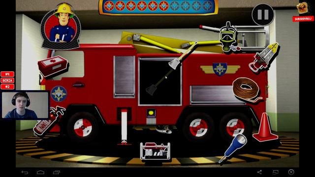 GRY NA TELEFON: Strażak Sam Po Polsku - Młodszy kadet #3 (gry android, gry strażackie) смотреть онлайн