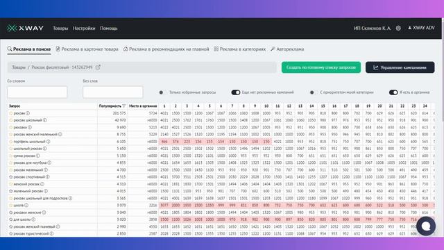 XWAY ADV: Начало работы с сервисом
