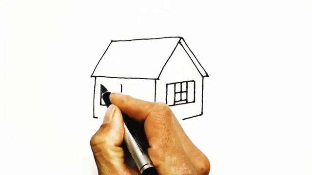 Rasm chizish |Uy rasmini chizish |Как нарисовать домик смотреть онлайн