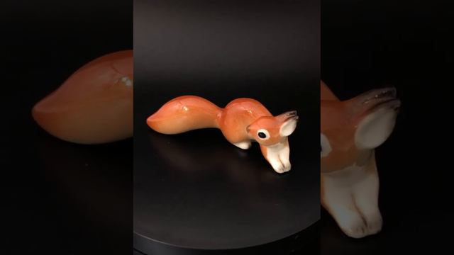 Статуэтка «Белочка», ЛФЗ, фарфор, СССР, 1970-е гг. смотреть онлайн