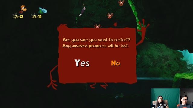 Совместное прохождение Rayman Origins 6 - Ticklish Temples (Тиклые храмы) смотреть онлайн