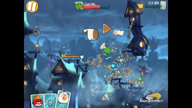 Angry Birds 2 Boss Fight #4! Chef Pig Level 22 Walkthrough смотреть онлайн