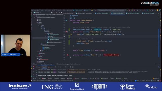 [VDBUH22] Ko Turk - Event streaming applications with Kafka Streams, Spring Kafka and Actuator смотреть онлайн
