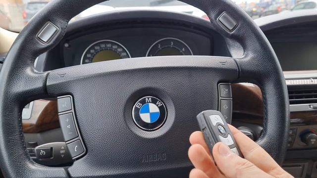Чип Ключ BMW e65 изготовление дубликата автоключа зажигания. смотреть онлайн