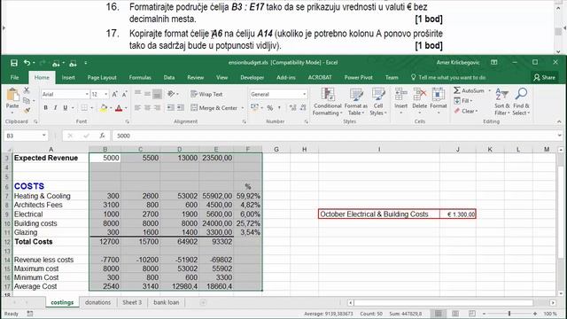 Primjer Excel Predispita-4.1 za ECDL смотреть онлайн