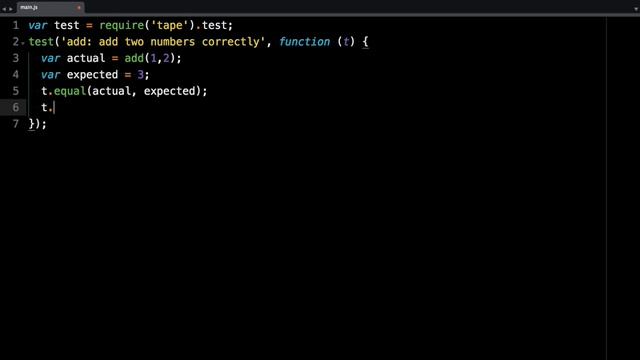 JavaScript Tutorial: Unit Testing with Tape pt1 смотреть онлайн