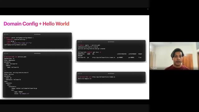 Knative November Meetup Demo: Knative Serving on EKS with Istio and ALB by Timam (Al-Amin Talukdar) смотреть онлайн