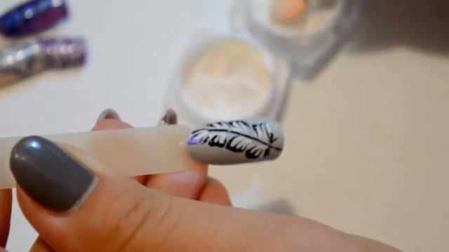 ДИЗАЙН НОГТЕЙ.СЕВЕРНОЕ СИЯНИЕ.NAIL ART.MIRROR POWDER смотреть онлайн