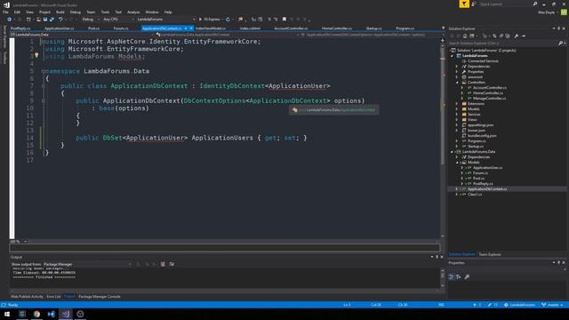 ASP.NET Core 2 MVC Forum | 03 | Creating Models смотреть онлайн