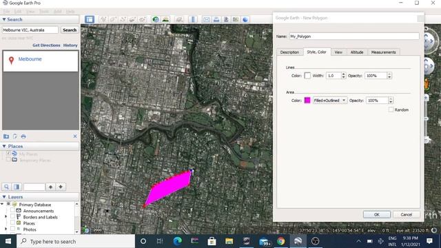 How to create polygon on Google Earth Pro and dump into .kml file?? смотреть онлайн