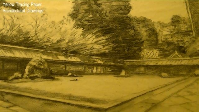 Charcoal Drawing on Yellow Tracing Paper смотреть онлайн