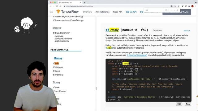 The tf.tidy() Function, Explained · TensorFlow.js смотреть онлайн