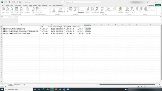 Microsoft 365 Excel - Stocks & Geography Datatype смотреть онлайн