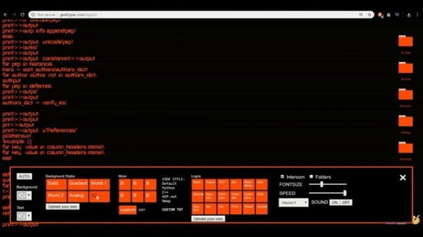 Geektyper com tutorial Hacking Stimulator