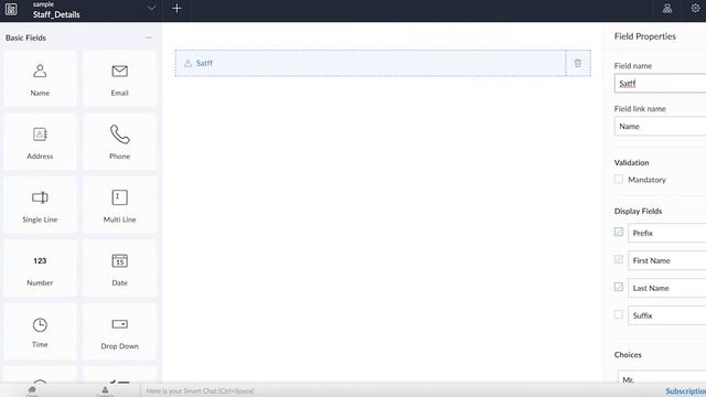 ZOHO Creator | Create your application | Simple ZOHO form with database смотреть онлайн
