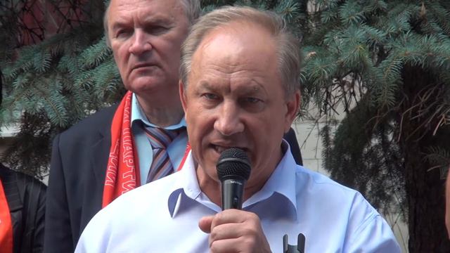 В.Рашкин на пикете у посольства Украины смотреть онлайн