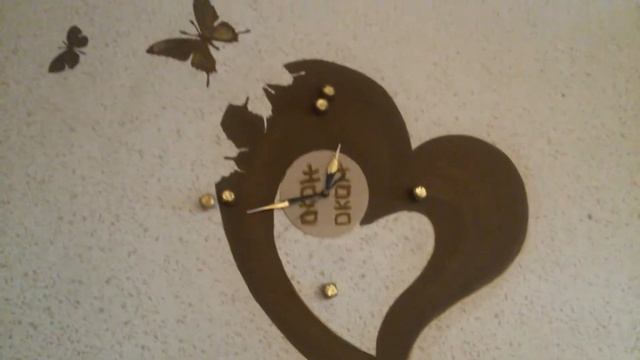 Часы своими руками, настенные. Часы, нарисованные на стене. Декор своими руками. смотреть онлайн