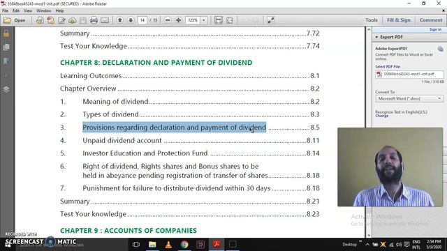 Dividend Chapter | CA Inter | LAW | Overview | In Malayalam by CS Bilu Balakrishnan, LLB, FCS смотреть онлайн