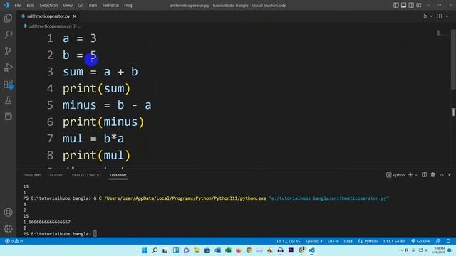Python Operator Tutorial Part 1. Python Bangla Tutorial #12. CoderHobo смотреть онлайн