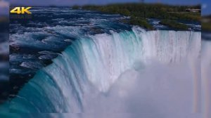 Ниагарский водопад 4К. Полет над самым большим водопадом на планете под потрясающую музыку Yakuro