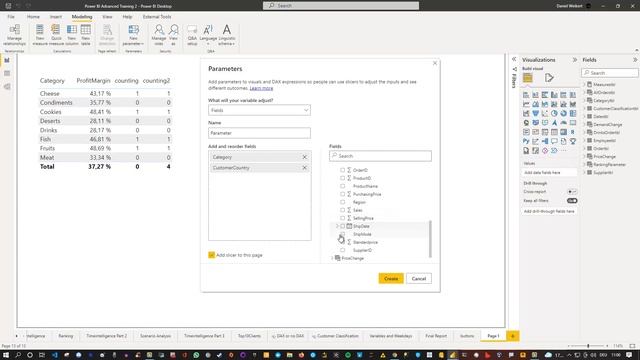 Field parameters in Power BI смотреть онлайн