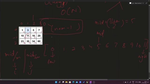 74. Search a 2D Matrix/ Explanation and C++ solution смотреть онлайн