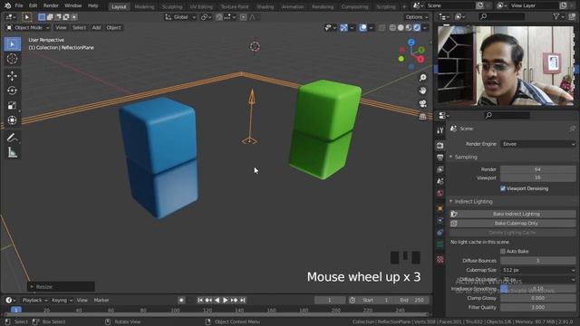 Blender Absolute Beginner Tutorial Reflection Plane English смотреть онлайн