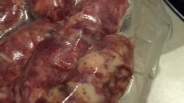 Копчёные колбаски методом Су-вид "Jack Dog"