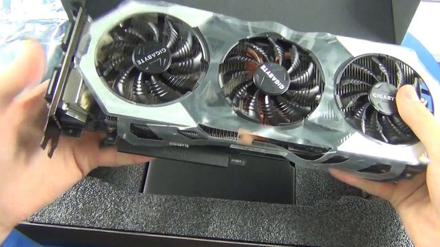 Gigabyte GeForce GTX980 Ti (GV-N98TG1_GAMING-6GD) - распаковка смотреть онлайн