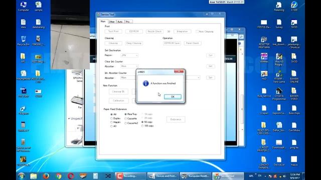 Reset Printer Canon G2000 ERROR 5B00