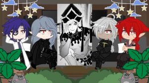 Dark fall react to Leon as... / Rus\Eng / df x kny / my AU / cringe / first video