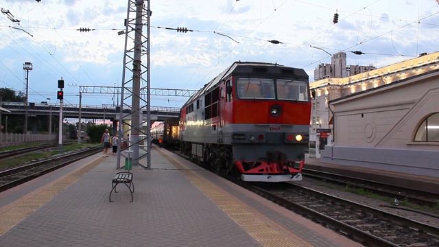 Смена электровоза ЭП1-094 на тепловоз ТЭП70-401 смотреть онлайн