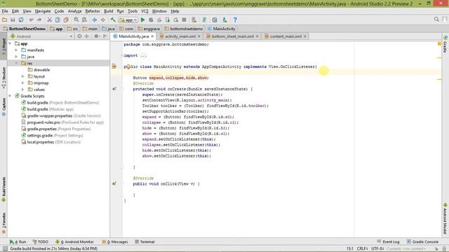 Android Bottom Sheet View Tutorial Part 3 смотреть онлайн