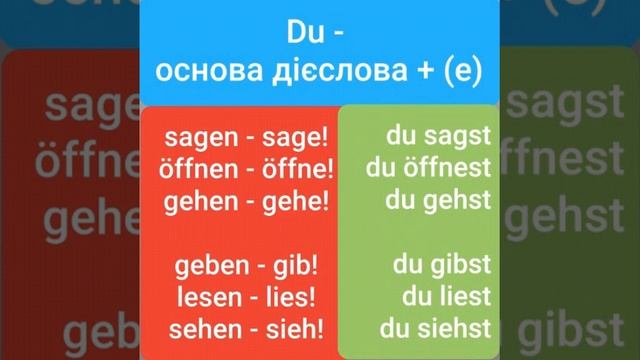 Німецька з нуля. Утворення наказового способу смотреть онлайн