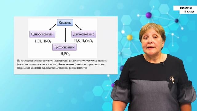 11-класс | Химия | Классификация и общая характеристика свойств классов неорганических веществ смотреть онлайн