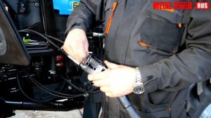 Подключение к гидросистеме трактора | Фронтальный погрузчик Metal-Fach T219/2