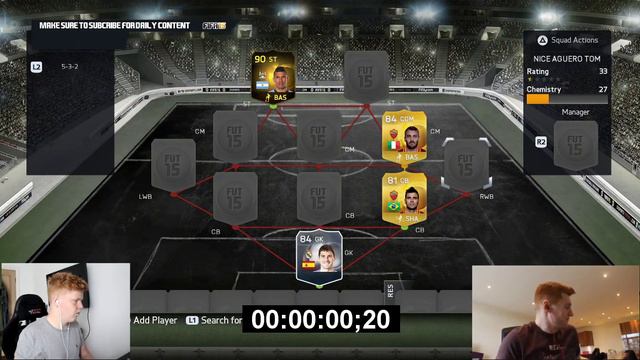 90 TOTT SUICIDE SQUADS VS CAPGUNTOM!! - FIFA 15 ULTIMATE TEAM смотреть онлайн