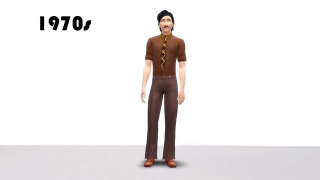 The Sims 4: Mortimer Goth Tries 100 Years of Fashion Trends (No CC) смотреть онлайн