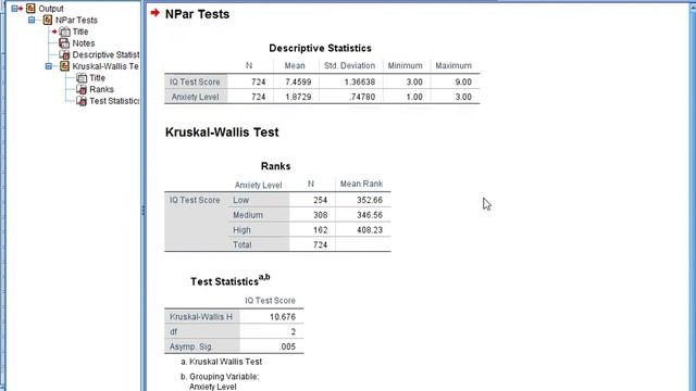 Kruskal Wallis test and Post Hoc Test using SPSS - Nonparametric Test смотреть онлайн