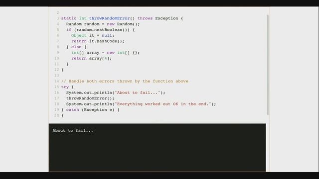 CS 125 Fall 2019: Wed 11.20.2019. Exceptions and Errors смотреть онлайн