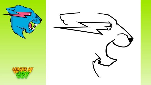 How to DRAW MR BEAST Logo смотреть онлайн