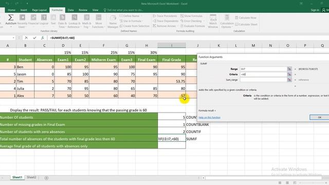 20 - Microsoft Excel - Formulas смотреть онлайн