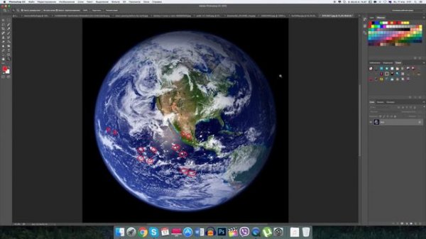 Фотографии сферической Земли (TM Studio)