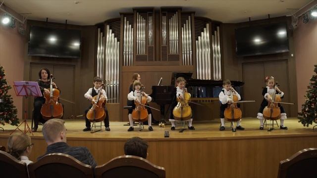 2019-12-07 Ансамбль виолончелистов Аллегро в школе имени Гнесиных смотреть онлайн