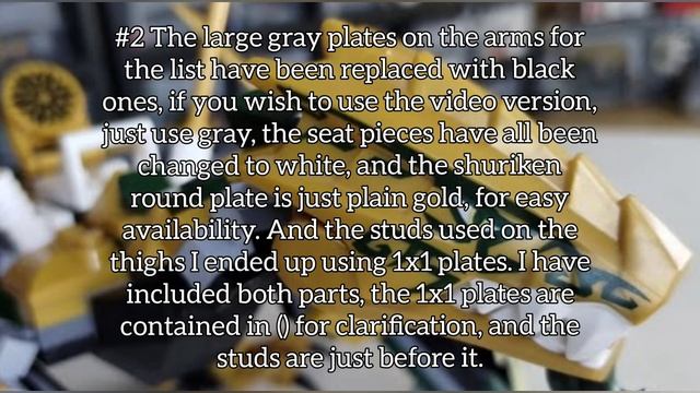 Lego Ninjago Golden Dragon Moc Part List Video смотреть онлайн