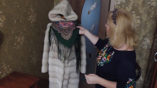 Намотка "пёрышко",мк. Как красиво носить шаль. #павловопосадская#шаль#платок#намотка#пёрышко#зима смотреть онлайн