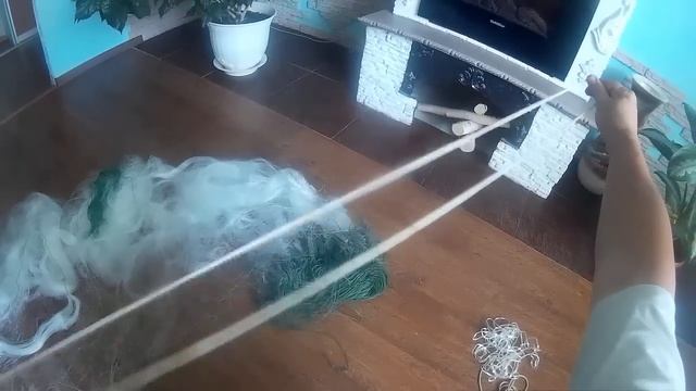 Рыбалка сетями, Новые сети, готовим к рыбалке. The new network , preparing for fishing . смотреть онлайн