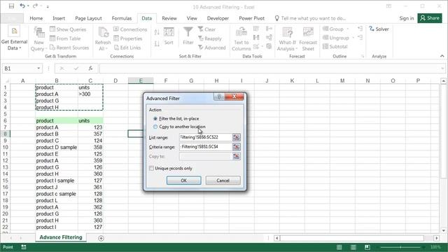 Advanced Filtering - Excel for Experts - Lesson 10 смотреть онлайн