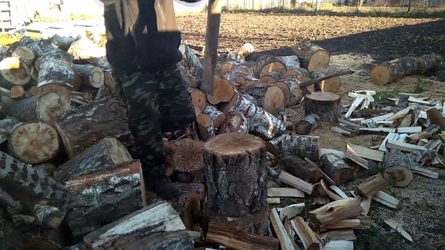 Механический колун(дровокол) после доработки в деле Пружинный дровокол смотреть онлайн