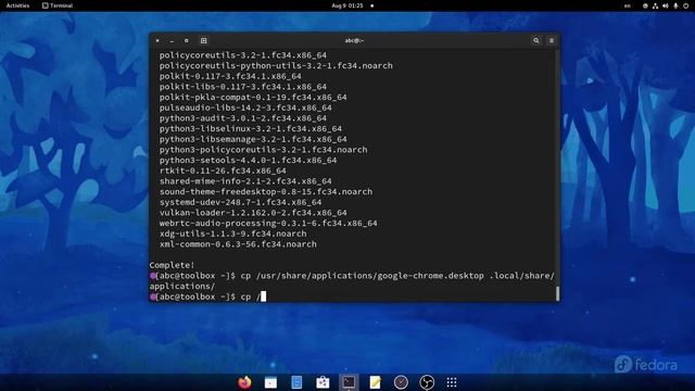 Fedora Silverblue Установка Google chrome в toolbox смотреть онлайн